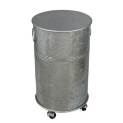 Best Sale 😀 Church St Metal Side Table Galvanized Metal - StyleCraft 🤩 -End And Side Tables shop unnamed file 6923