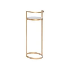 Promo 👏 Kleier Side Table Gold - Powell Company 😍 -End And Side Tables shop unnamed file 6965