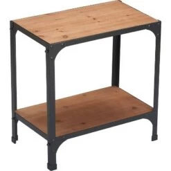 Deals 🔥 Overland Side Table Metal Brown/Black - Serta 😀 -End And Side Tables shop unnamed file 6975