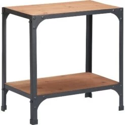 Deals 🔥 Overland Side Table Metal Brown/Black - Serta 😀 -End And Side Tables shop unnamed file 6976