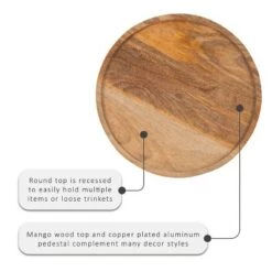 Best Sale 🛒 Spegel Side Table Copper - Powell Company 🌟 -End And Side Tables shop unnamed file 6985