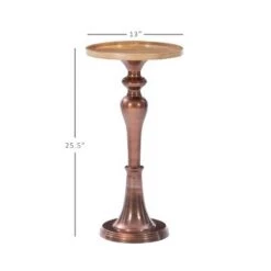 Best Sale 🛒 Spegel Side Table Copper - Powell Company 🌟 -End And Side Tables shop unnamed file 6986