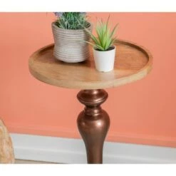 Best Sale 🛒 Spegel Side Table Copper - Powell Company 🌟 -End And Side Tables shop unnamed file 6989