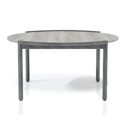Best Sale π 3pc Millerton Coffee, End and Sofa Table Set Light Gray/Brushed Metal - miBasics π 4 Best Sale π 3pc Millerton Coffee, End and Sofa Table Set Light Gray/Brushed Metal - miBasics π - Image 2