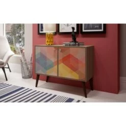 New 🔥 Set of 2 Avesta Double Side Table - Manhattan Comfort White 😀 -End And Side Tables shop unnamed file 6994