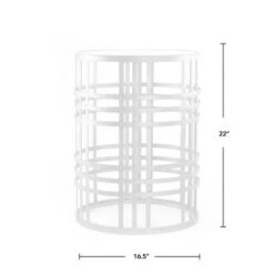 Cheap 👏 Woven Brass Side Table Brass - FirsTime 😍 -End And Side Tables shop unnamed file 7001