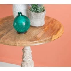 Flash Sale ✨ Sanita Side Table Antiqued White - Powell Company 🧨 -End And Side Tables shop unnamed file 7024