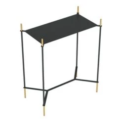 Outlet 💯 Aspen Side Table Gold/Black - ZM Home 👏 -End And Side Tables shop unnamed file 7039