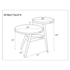Brand new ✨ Asprey Side Table Black - Powell Company ✔️ -End And Side Tables shop unnamed file 7048