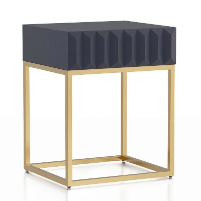 Best deal π Cilker 1 Drawer Side Table - miBasics Antique Blue/gold β€οΈ 3 Best deal π Cilker 1 Drawer Side Table - miBasics Antique Blue/gold β€οΈ