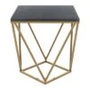 Cheapest 🥰 Vesta Side Table Black/Gold - ZM Home 🎉