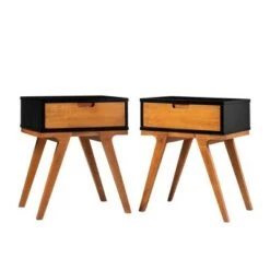 Flash Sale βοΈ Set of 2 Donna Wood Bridge Leg Boho End Tables with Drawer - Saracina Home Caramel π 17 Flash Sale βοΈ Set of 2 Donna Wood Bridge Leg Boho End Tables with Drawer - Saracina Home Caramel π -End And Side Tables shop unnamed file 71