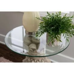 Best Sale 😀 Pamella Pineapple Side Table Gray - Powell Company 🥰 -End And Side Tables shop unnamed file 7132
