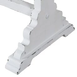 Best Pirce 😀 Distressed Metal and Wood Side Table Distressed White - Stylecraft 👏 -End And Side Tables shop unnamed file 7165