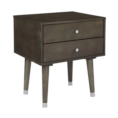 Cheap β 2 Drawer Cupertino Side Table Gray - OSP Home Furnishings π 3 Cheap β 2 Drawer Cupertino Side Table Gray - OSP Home Furnishings π