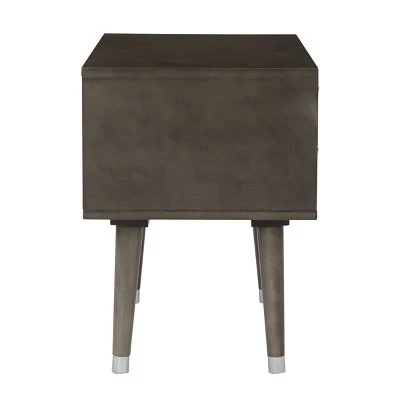 Cheap β 2 Drawer Cupertino Side Table Gray - OSP Home Furnishings π 5 Cheap β 2 Drawer Cupertino Side Table Gray - OSP Home Furnishings π - Image 3