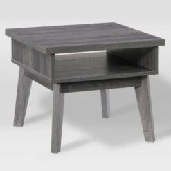 New 🎉 Hollywood Side Table Dark Gray - CorLiving 🌟