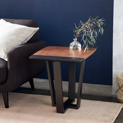 New π Contemporary Walnut Veneer Side Table Walnut Brown - Venus Williams Collection π€© 3 New π Contemporary Walnut Veneer Side Table Walnut Brown - Venus Williams Collection π€©