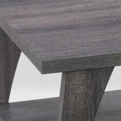 Brand new 🤩 Hollywood Side Table with Lower Shelf Dark Gray - CorLiving 🥰 -End And Side Tables shop unnamed file 7213