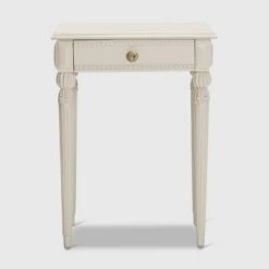 Best reviews of 🥰 Rowan Side Table with Drawer Creamy White - Adore Decor 👍 -End And Side Tables shop unnamed file 7237