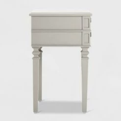 Discount 🧨 Irving Side Table with 2 Drawers Gray - Finch 🎁 -End And Side Tables shop unnamed file 7246