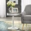 Best Sale 😍 Sloane Retro Round Storage Top Side Table Black/White - Buylateral 🛒 -End And Side Tables shop unnamed file 7252