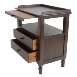 Buy 🧨 Decor Therapy Timothy Side Table with Pull Out Tray Brown - Décor Therapy 👏