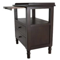 Buy 🧨 Decor Therapy Timothy Side Table with Pull Out Tray Brown - Décor Therapy 👏 -End And Side Tables shop unnamed file 7278
