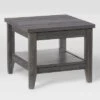 New 💯 Hollywood Side Table with Shelf Dark Gray - CorLiving ✨ -End And Side Tables shop unnamed file 7280