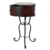 Deals ⌛ Decor Therapy Wilson 1 Drawer Wood and Metal Round Side Table Espresso - Décor Therapy 🤩 -End And Side Tables shop unnamed file 7298