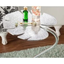 Best Pirce ⭐ Nadina Side Table Silver - Powell Company 🥰 -End And Side Tables shop unnamed file 7309