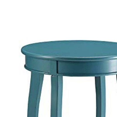 Best Pirce βοΈ Elegant Side Table Teal Blue - Benzara π 3 Best Pirce βοΈ Elegant Side Table Teal Blue - Benzara π