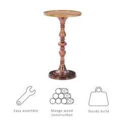 Buy ❤️ Sonrisa Side Table Copper - Powell Company ✨