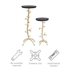 Brand new 🧨 Knollwood Branch Table Set Gold - Powell Company 🎁