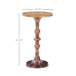 Buy ❤️ Sonrisa Side Table Copper - Powell Company ✨ -End And Side Tables shop unnamed file 7413