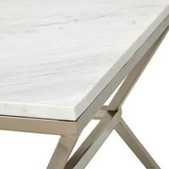 Best Pirce 😍 Audrey Marble Side Table Silver - Adore Decor ⌛ -End And Side Tables shop unnamed file 7425