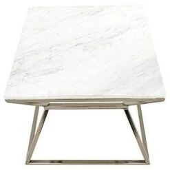 Best Pirce 😍 Audrey Marble Side Table Silver - Adore Decor ⌛ -End And Side Tables shop unnamed file 7426