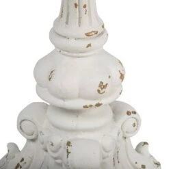 Coupon 😀 A&B Home 26" Round Side Table Antique White/Natural - A&B Home ✔️ -End And Side Tables shop unnamed file 7450