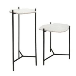 Promo 🥰 22" Side Table Black - Sagebrook Home 😉 -End And Side Tables shop unnamed file 7453