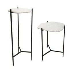 Promo 🥰 22" Side Table Black - Sagebrook Home 😉 -End And Side Tables shop unnamed file 7454