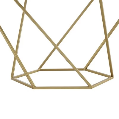 Hot Sale π Geometric Glam Nesting Coffee Tables - Saracina Home White Marble/gold π 4 Hot Sale π Geometric Glam Nesting Coffee Tables - Saracina Home White Marble/gold π - Image 2