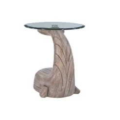 Hot Sale 😉 Weldon Whale Side Table Driftwood - Powell Company ✔️ -End And Side Tables shop unnamed file 7511