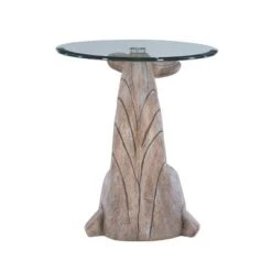 Hot Sale 😉 Weldon Whale Side Table Driftwood - Powell Company ✔️ -End And Side Tables shop unnamed file 7512