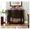 Coupon 😉 Julie Curved 2 Drawer Side Table Brown - HOMES: Inside + Out 🎁 -End And Side Tables shop unnamed file 7525