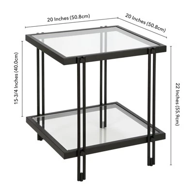 Outlet β¨ Henn& Hart Metal Side Table in Black - Henn&Hart π 8 Outlet β¨ Henn& Hart Metal Side Table in Black - Henn&Hart π - Image 6
