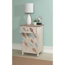 Coupon 🥰 Salina Side Table White - Powell Company 🤩 -End And Side Tables shop unnamed file 7552