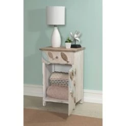 Coupon 🥰 Salina Side Table White - Powell Company 🤩 -End And Side Tables shop unnamed file 7553