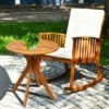 Promo π₯° Costway 2PCS Patio Rocking Chair Set Round Table Solid Wood Cushioned Sofa Garden Deck π 1 Promo π₯° Costway 2PCS Patio Rocking Chair Set Round Table Solid Wood Cushioned Sofa Garden Deck π -End And Side Tables shop unnamed file 756