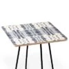 Hot Sale ✔️ Square Jacqueline Maldonado Paradigm Gray Side Table - Deny Designs Blue/gold 🧨 -End And Side Tables shop unnamed file 7568
