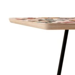 Coupon 🥰 Square Ninola Design Butterflies Wings Countryside Side Table - Deny Designs Pink/gold 🥰 -End And Side Tables shop unnamed file 7614